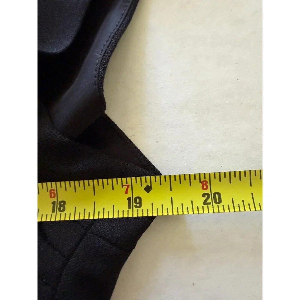 J Crew Black Asymmetrical Neck 100% Wool Black Sheath Dress Size 12 Sophisticate
